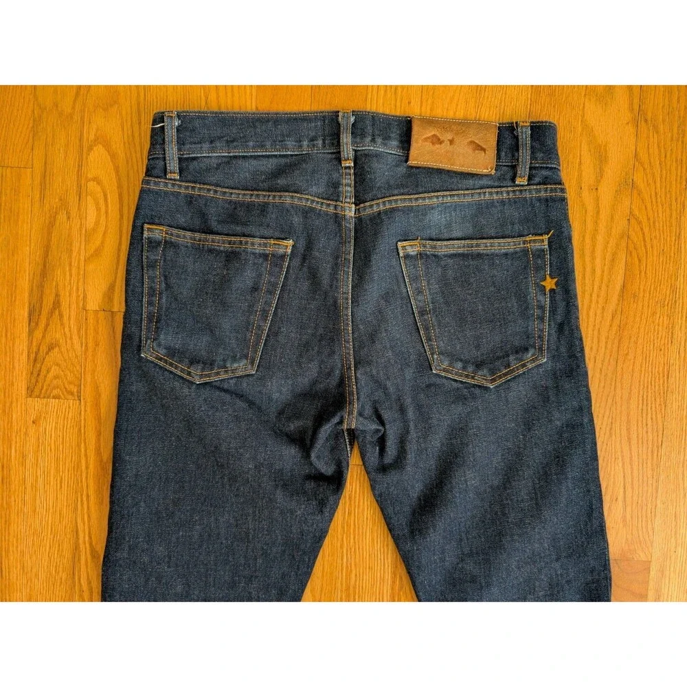 Brave Star Men’s Jeans Size 32 X 29 Dark Wash USA Made Selevedge